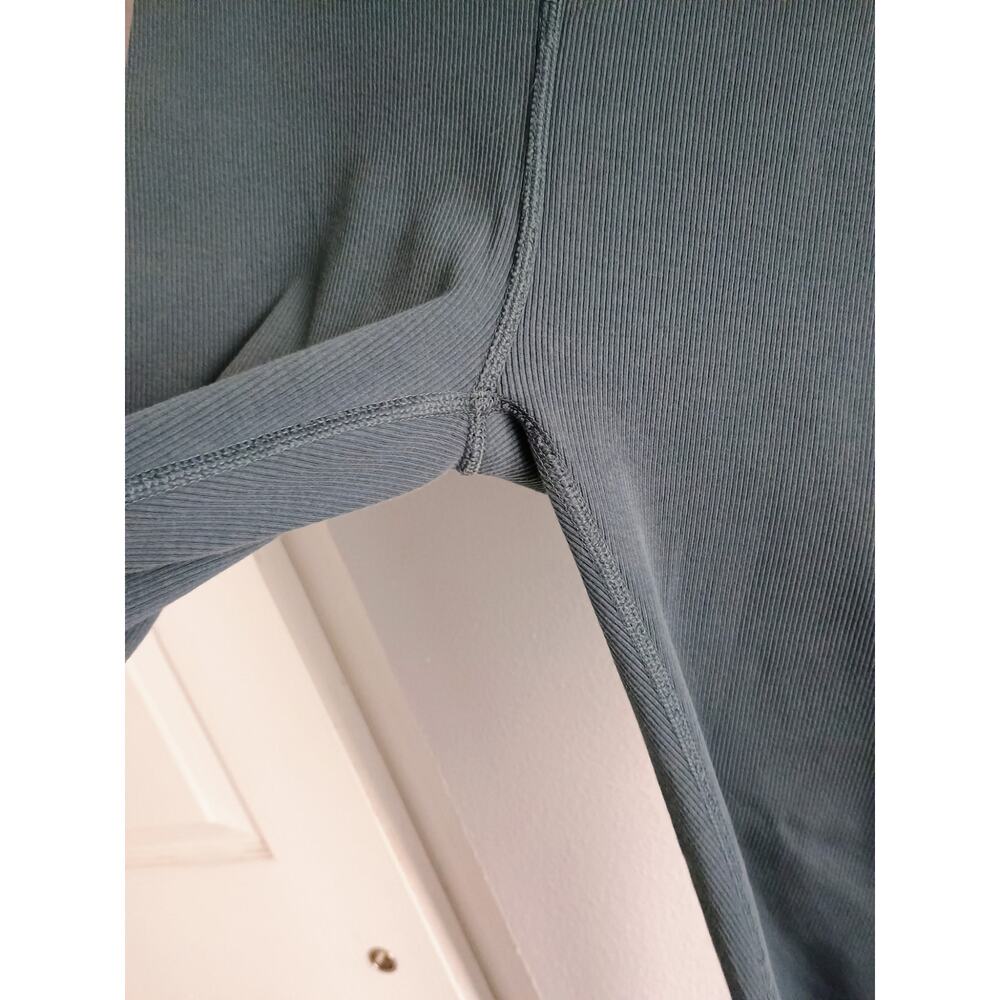 Pact organic cotton ribbed leggings sustainable granola stretchy athleisure M - Picture 3 of 12